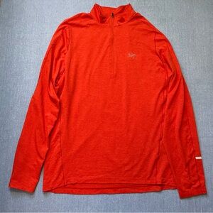 Arc'teryx Cormac Zip Neck Long Sleeve Quarter Zip Size L